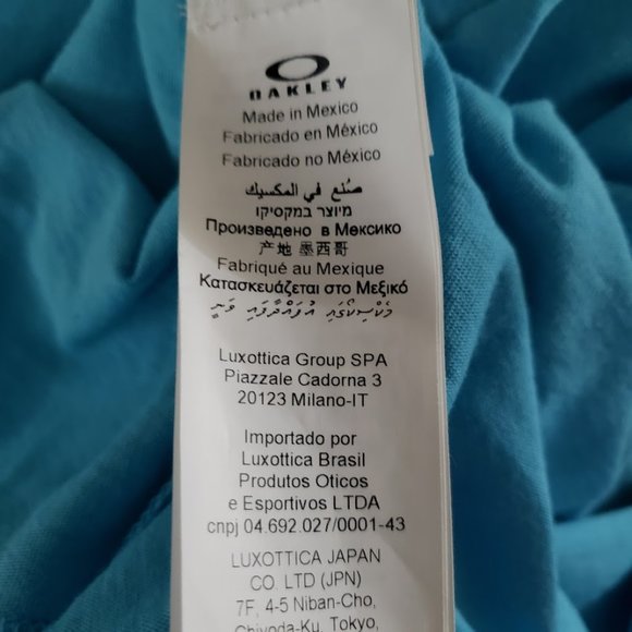 Oakley Mens Shirt XL Mark II Blue Graphic Print Tee Regular Fit Short Sleeve NEW - Picture 7 of 9